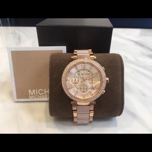 Rose gold Micheal Kors Watch